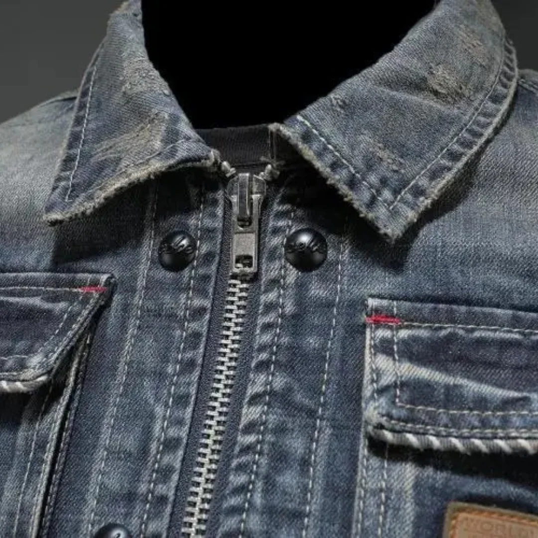 LOGAN VINTAGE DENIM JACKE - Image 5
