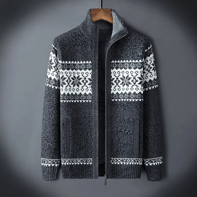 Logan | Vintage Strickjacke mit Reißverschluss - Image 8