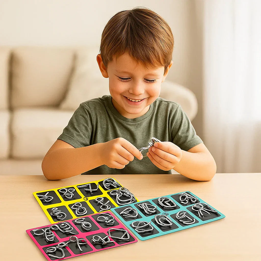 LogicCraft | Kreatives Metallpuzzle-Spielzeug zur Förderung kognitiver Fähigkeiten - Image 2