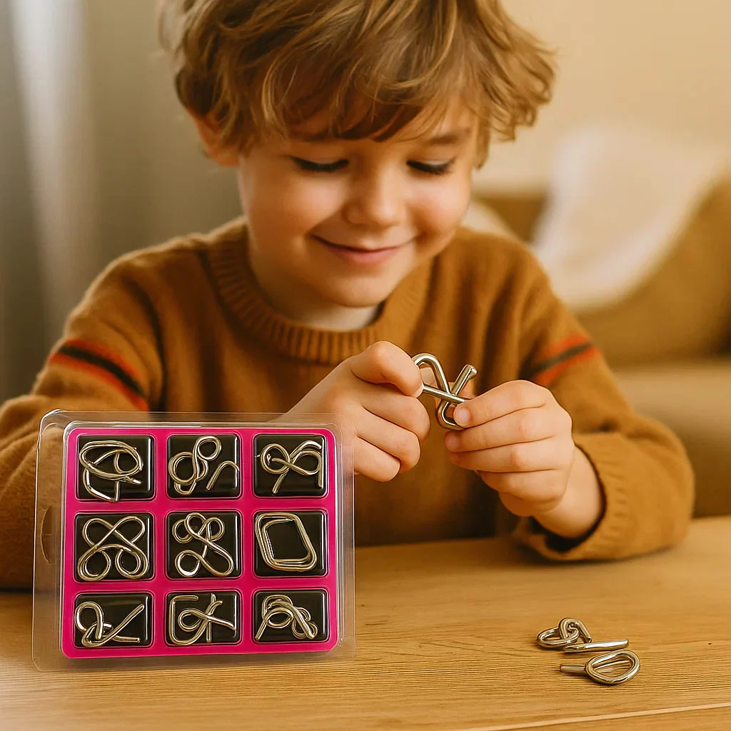 LogicCraft | Kreatives Metallpuzzle-Spielzeug zur Förderung kognitiver Fähigkeiten - Image 7