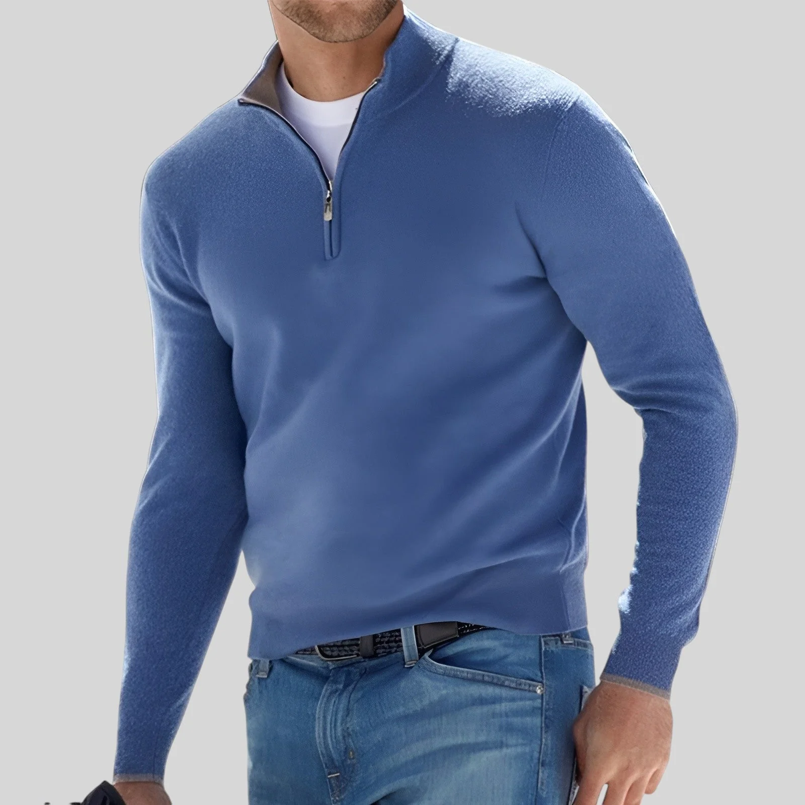LOR WARMER REIßVERSCHLUSS-PULLOVER - Image 3