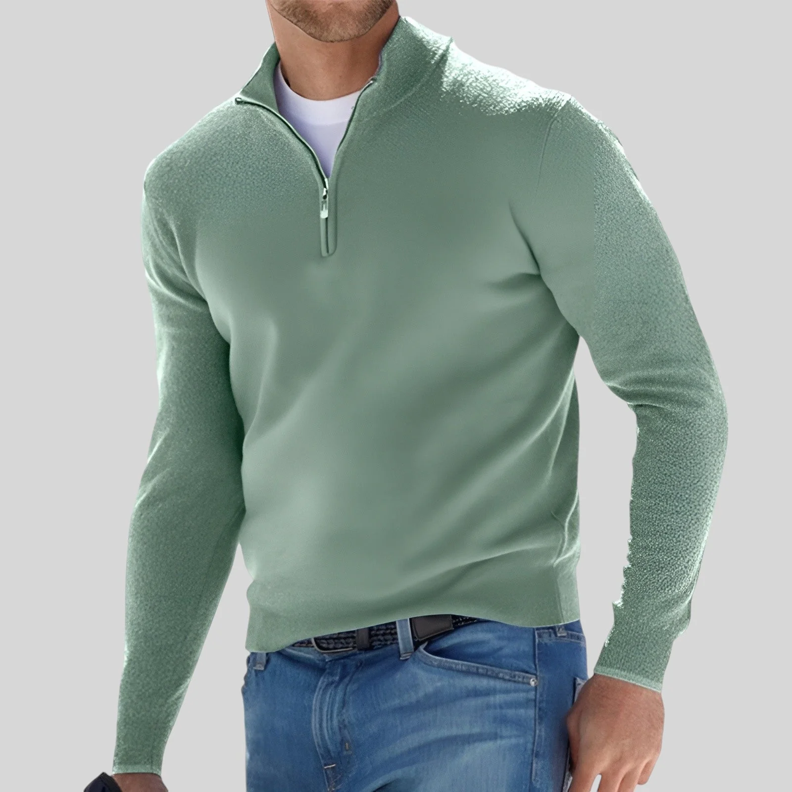 LOR WARMER REIßVERSCHLUSS-PULLOVER - Image 8