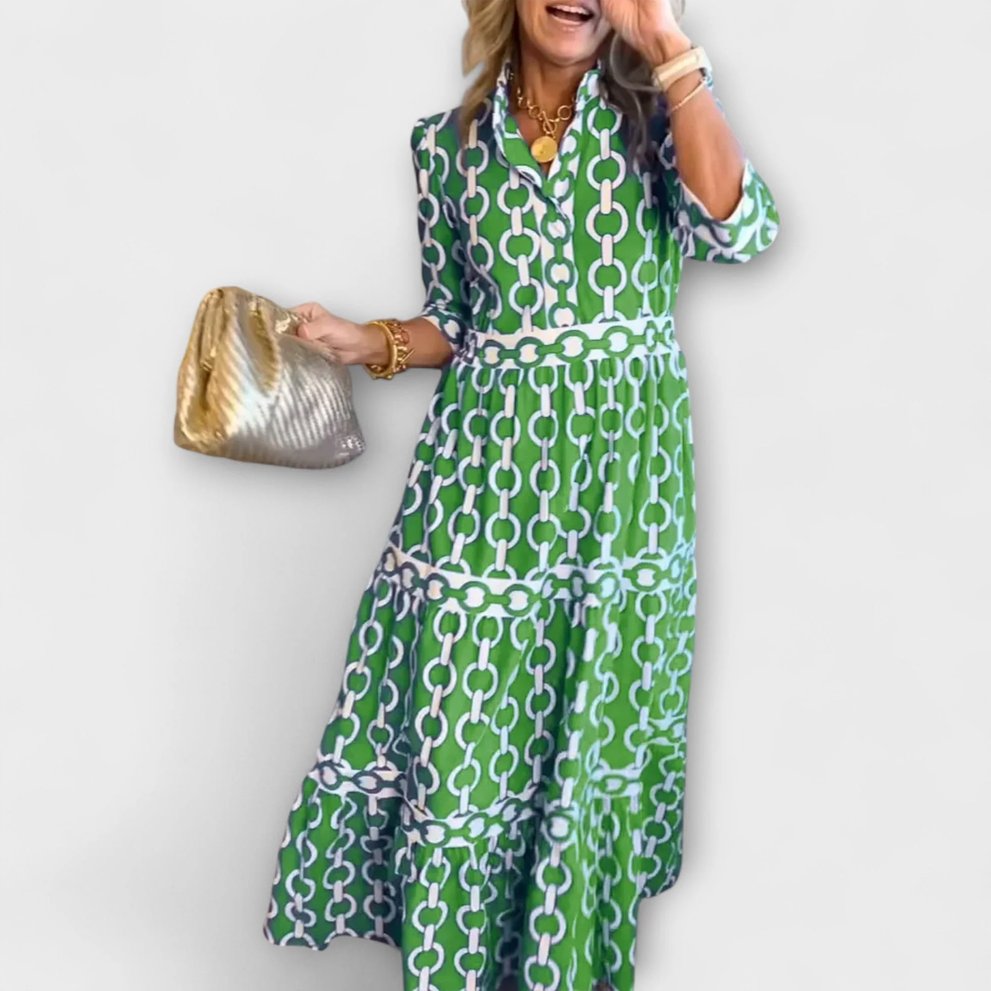 Loradia – Midikleid mit Kettenprint - Image 3