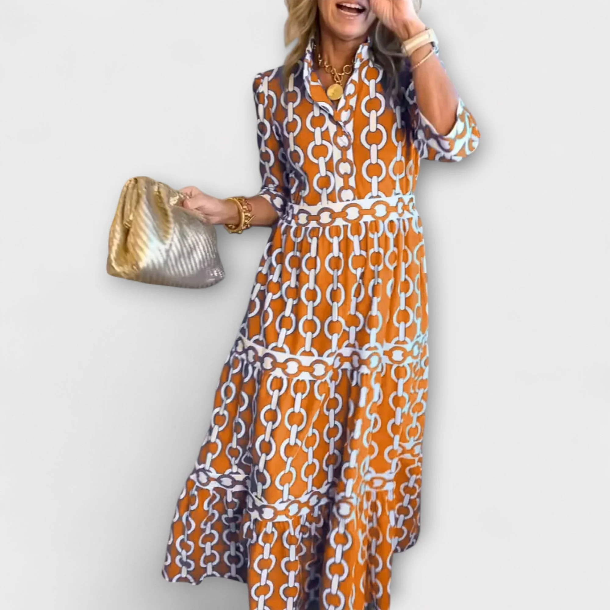 Loradia – Midikleid mit Kettenprint - Image 5