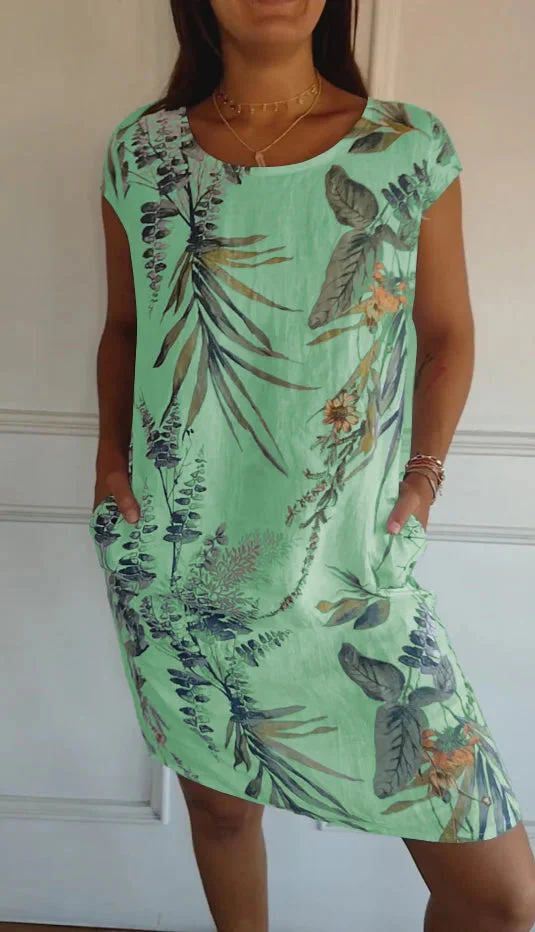 Lorraine | Midi Sommerkleid für Frauen - Blumenmuster - Image 3