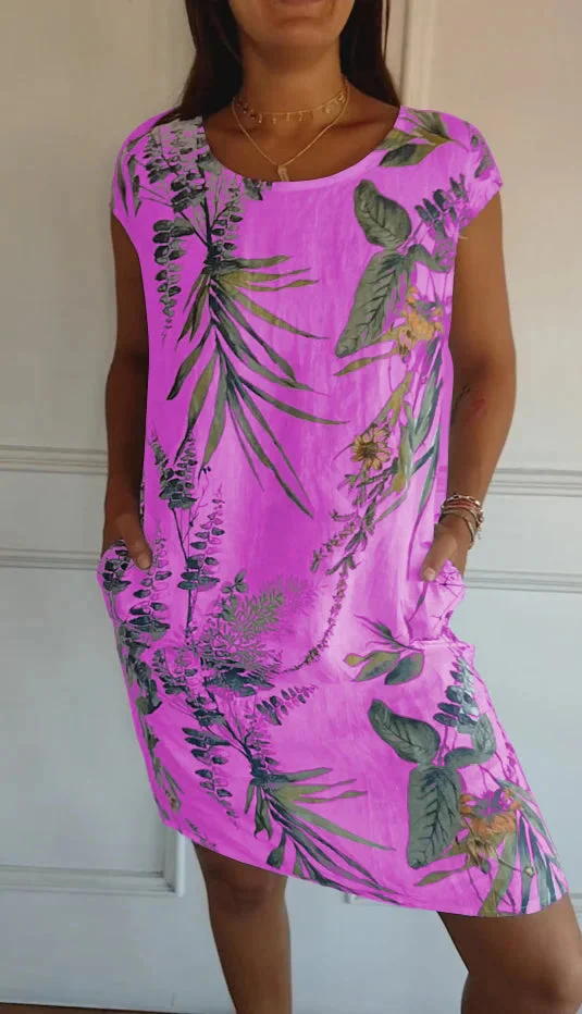 Lorraine | Midi Sommerkleid für Frauen - Blumenmuster - Image 6