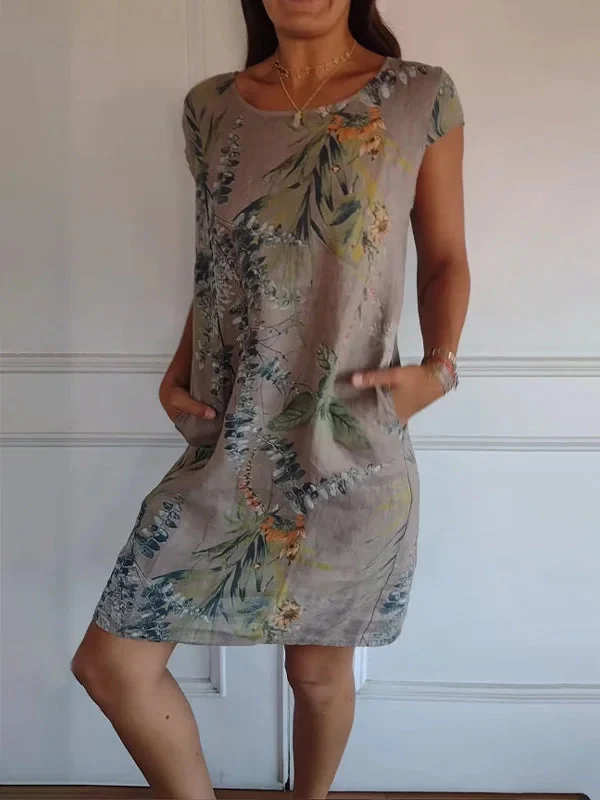Lorraine | Midi Sommerkleid für Frauen - Blumenmuster - Image 8