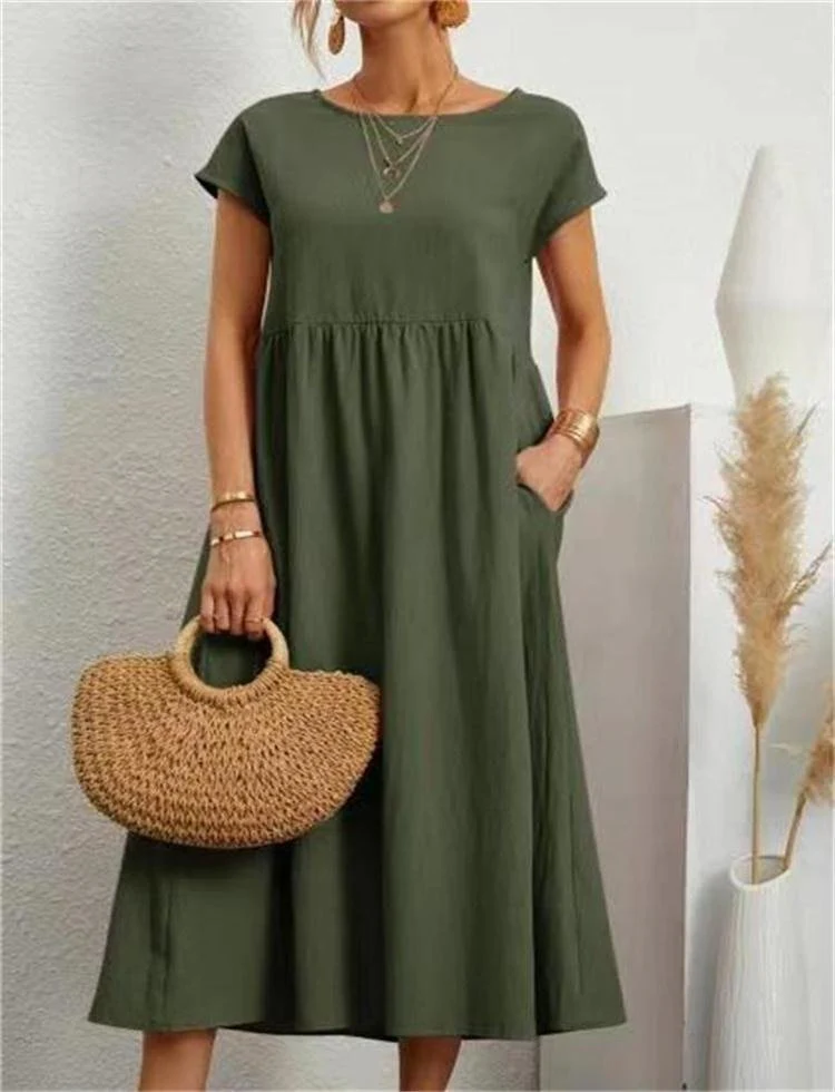Lotta – Locker geschnittenes Damen-Midikleid - Image 10