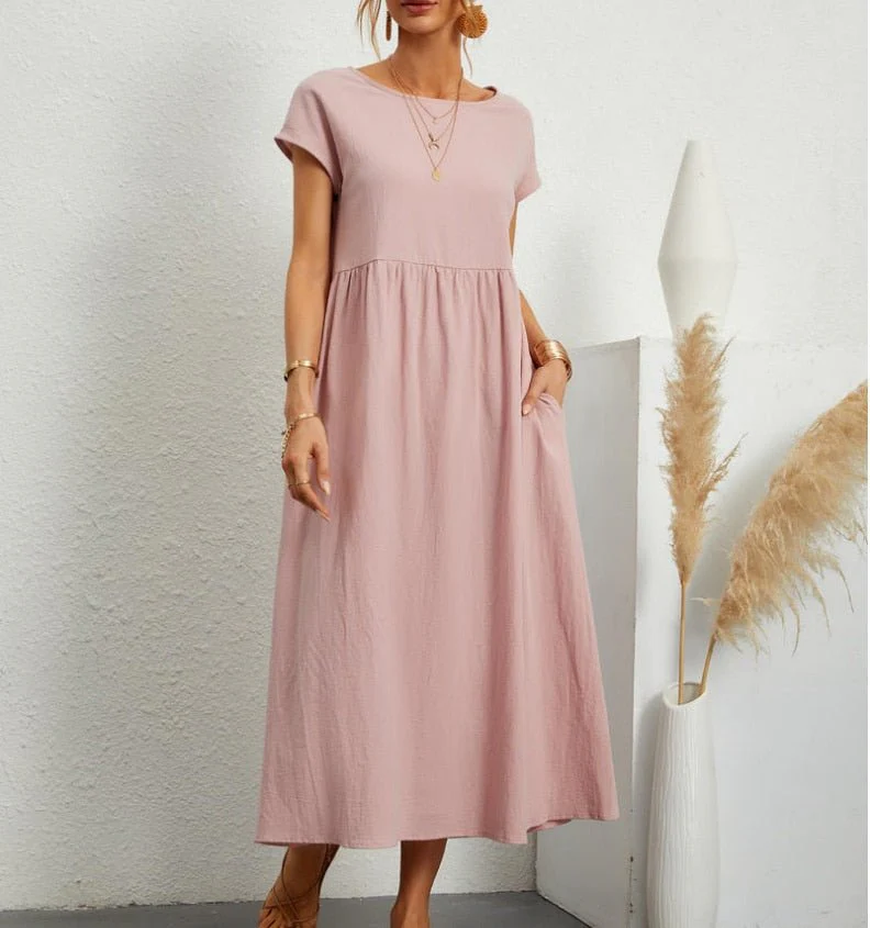 Lotta – Locker geschnittenes Damen-Midikleid - Image 5