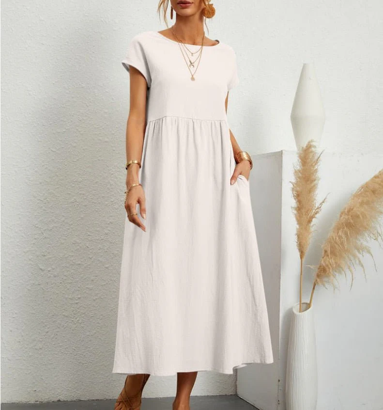 Lotta – Locker geschnittenes Damen-Midikleid - Image 6