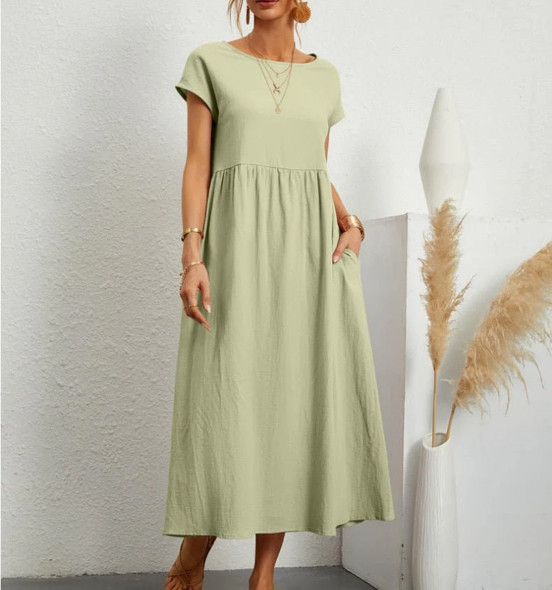 Lotta – Locker geschnittenes Damen-Midikleid - Image 8