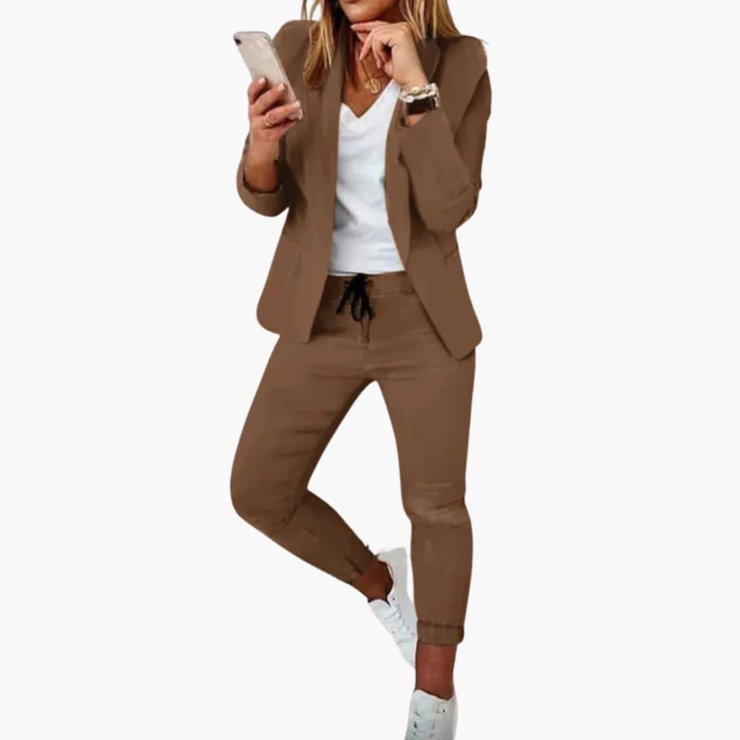 Lounge-Set für Frauen - Blazer mit Jogginghose und Kordelzug - Image 5