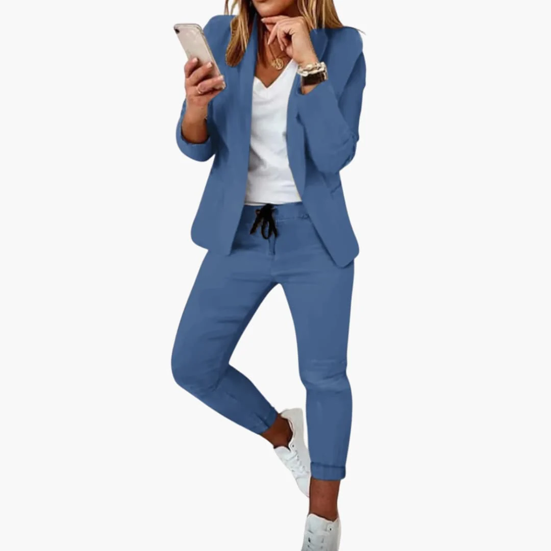 Lounge-Set für Frauen - Blazer mit Jogginghose und Kordelzug - Image 8