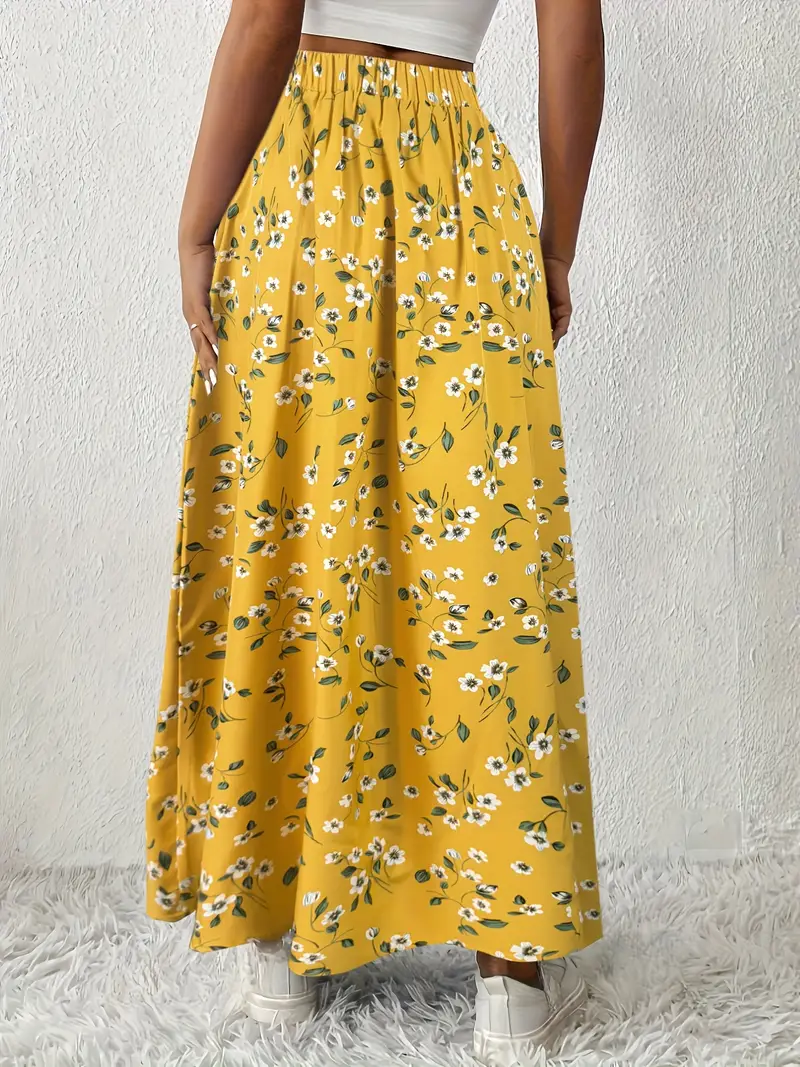 Louvina – Maxirock mit Blumenschlitz - Image 40