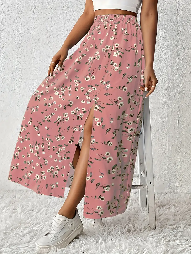 Louvina – Maxirock mit Blumenschlitz - Image 58