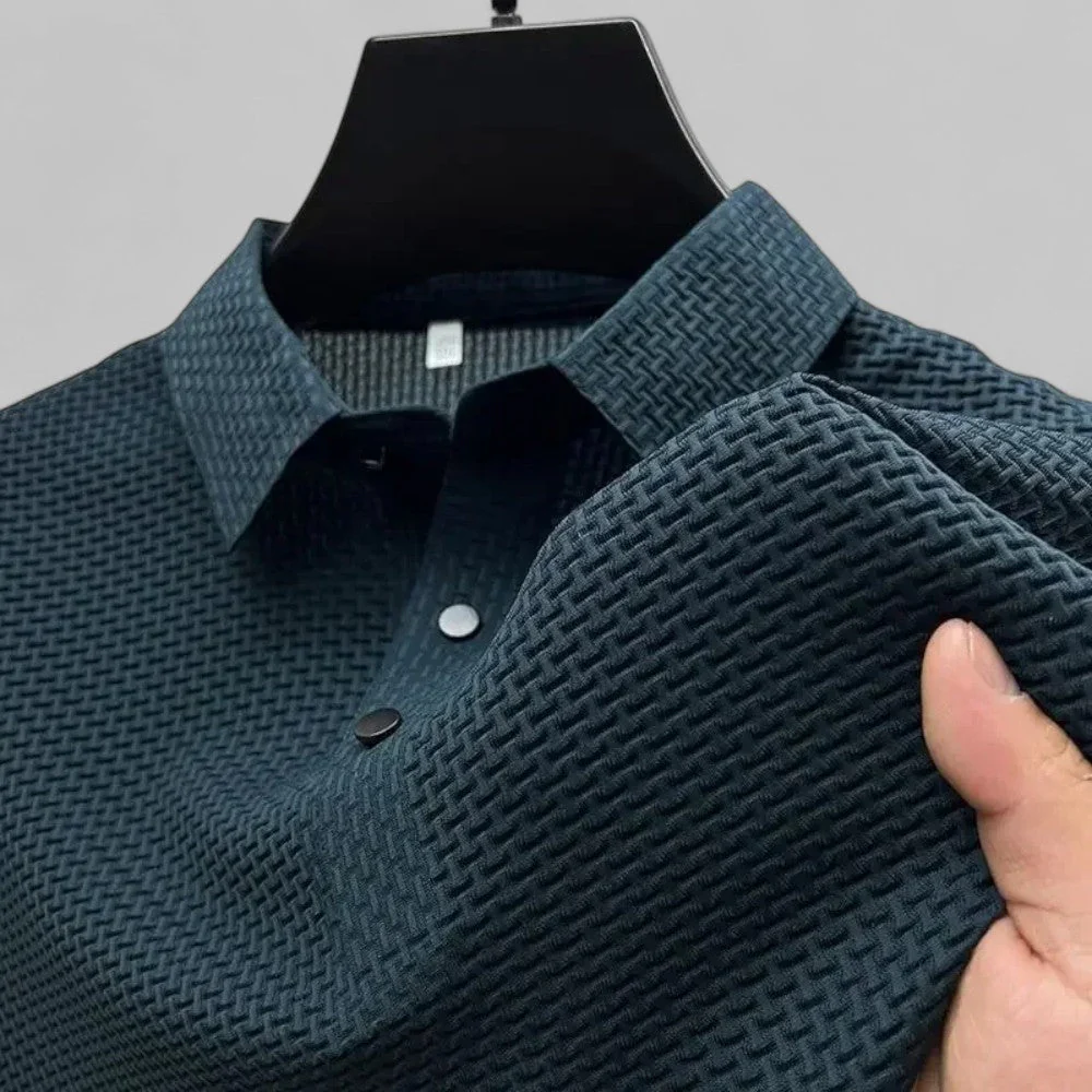 Luca | Elegantes kurzen Ärmeln Polo T Shirt - Image 2