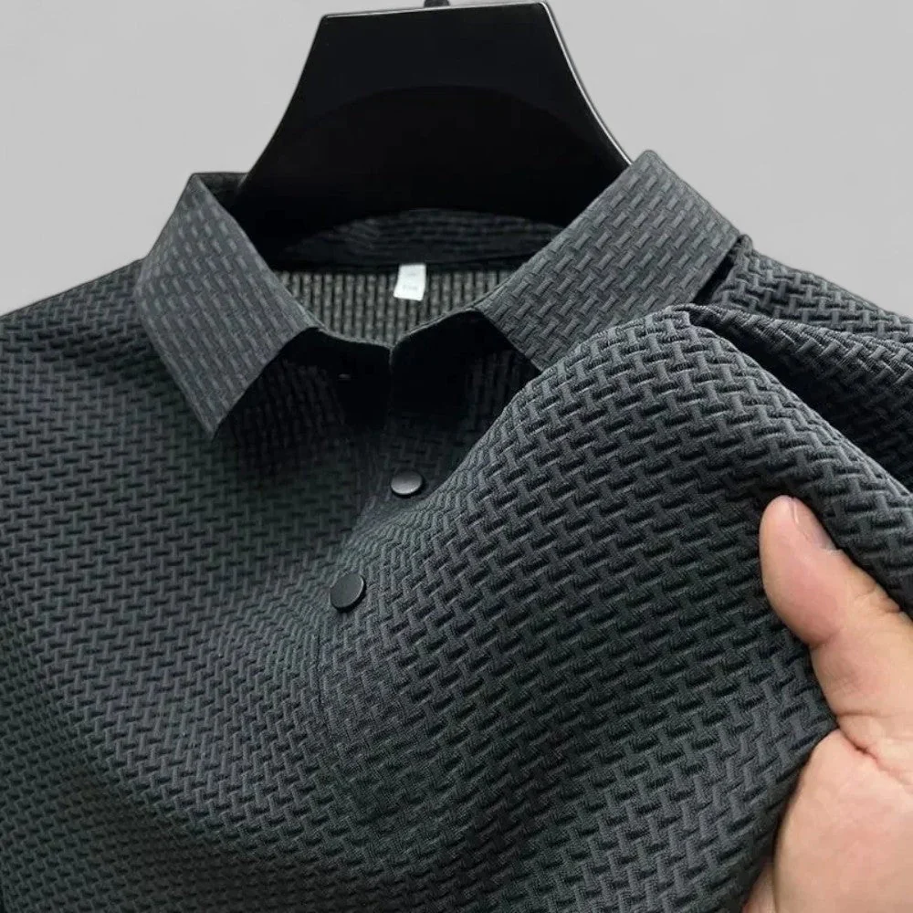 Luca | Elegantes kurzen Ärmeln Polo T Shirt - Image 4