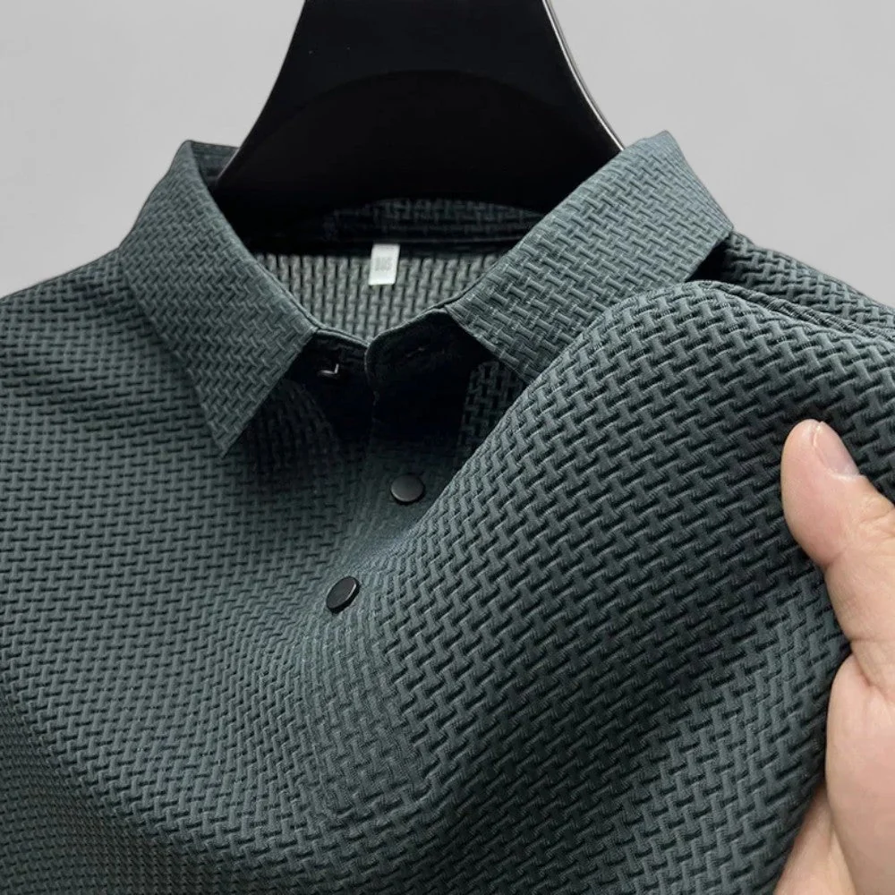 Luca | Elegantes kurzen Ärmeln Polo T Shirt - Image 5