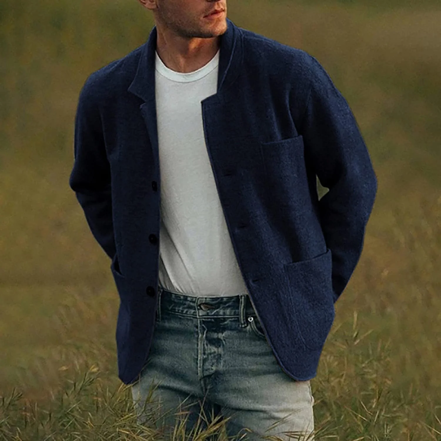 LUCAS STILVOLLER LÄSSIGER HERRENBLAZER - Image 3