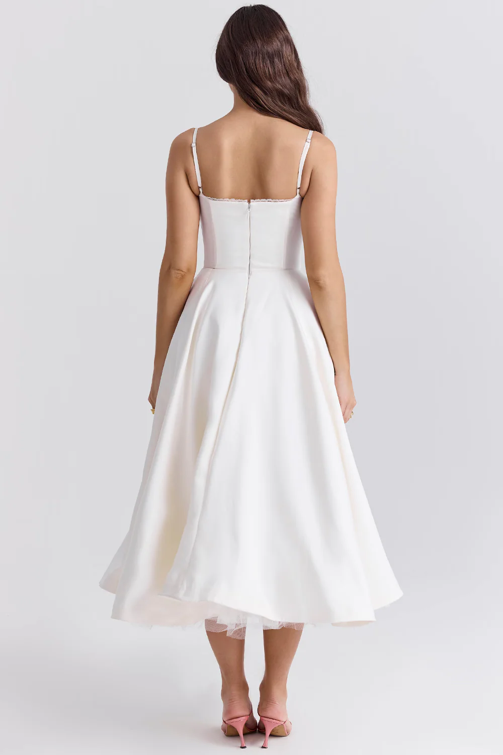 Luce - Satin-Tüll-Midikleid - Image 12