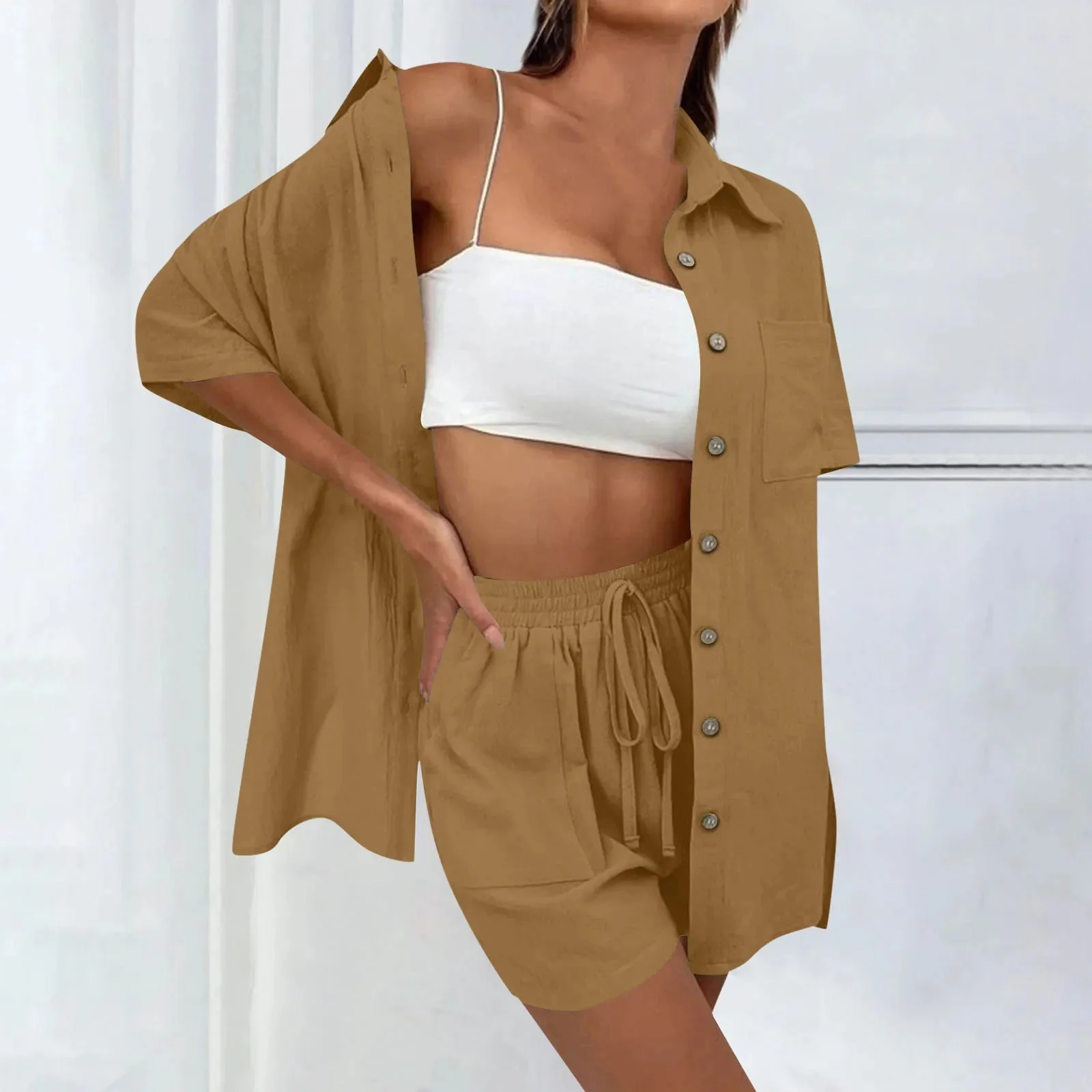 Lucia | Bequemes, lockeres Top und lässiges Short-Set - Image 8
