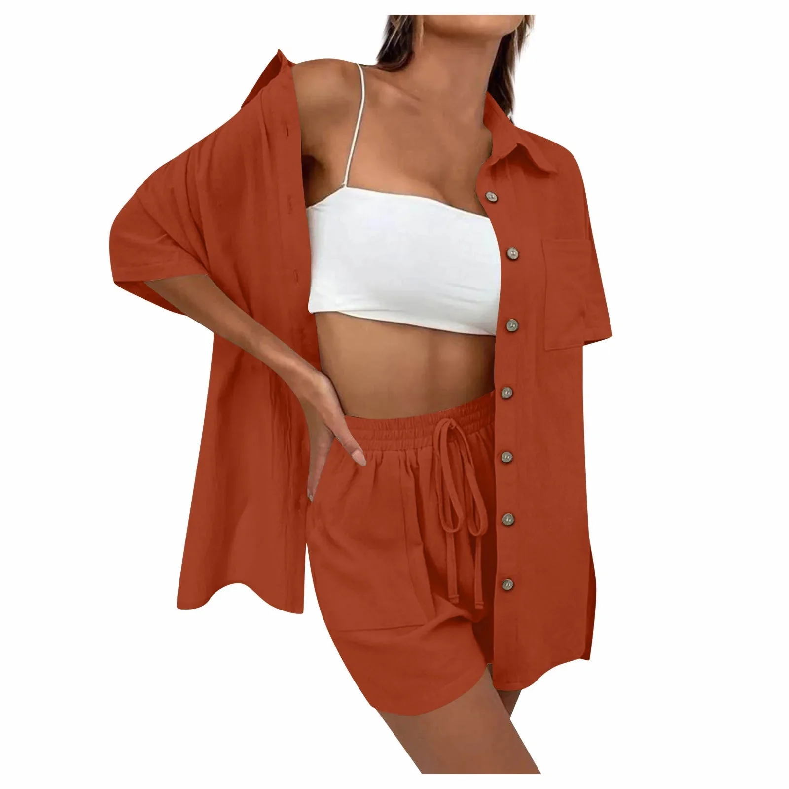 Lucia | Bequemes, lockeres Top und lässiges Short-Set - Image 9