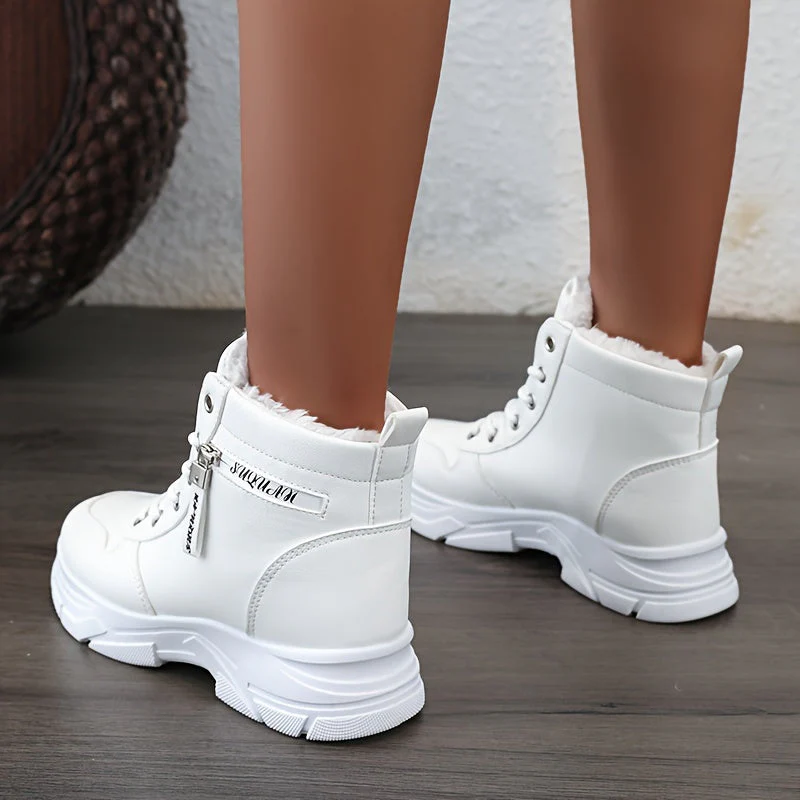 Lucía – Damen Gefütterte Schnürstiefeletten Mit Profilsohle - Image 6