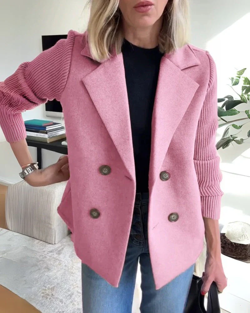 Lucía – Elegante Damen Knit Blazer-Weste mit klassischem Revers - Image 6