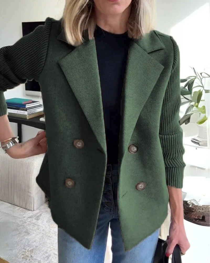 Lucía – Elegante Damen Knit Blazer-Weste mit klassischem Revers - Image 7