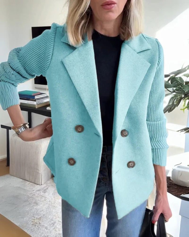 Lucía – Elegante Damen Knit Blazer-Weste mit klassischem Revers - Image 9