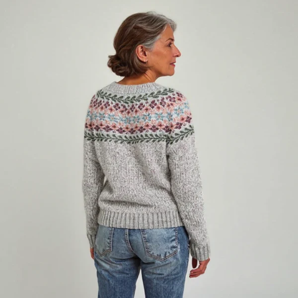 Luciaa - Handge Fertigt Woll Pullover - Image 2