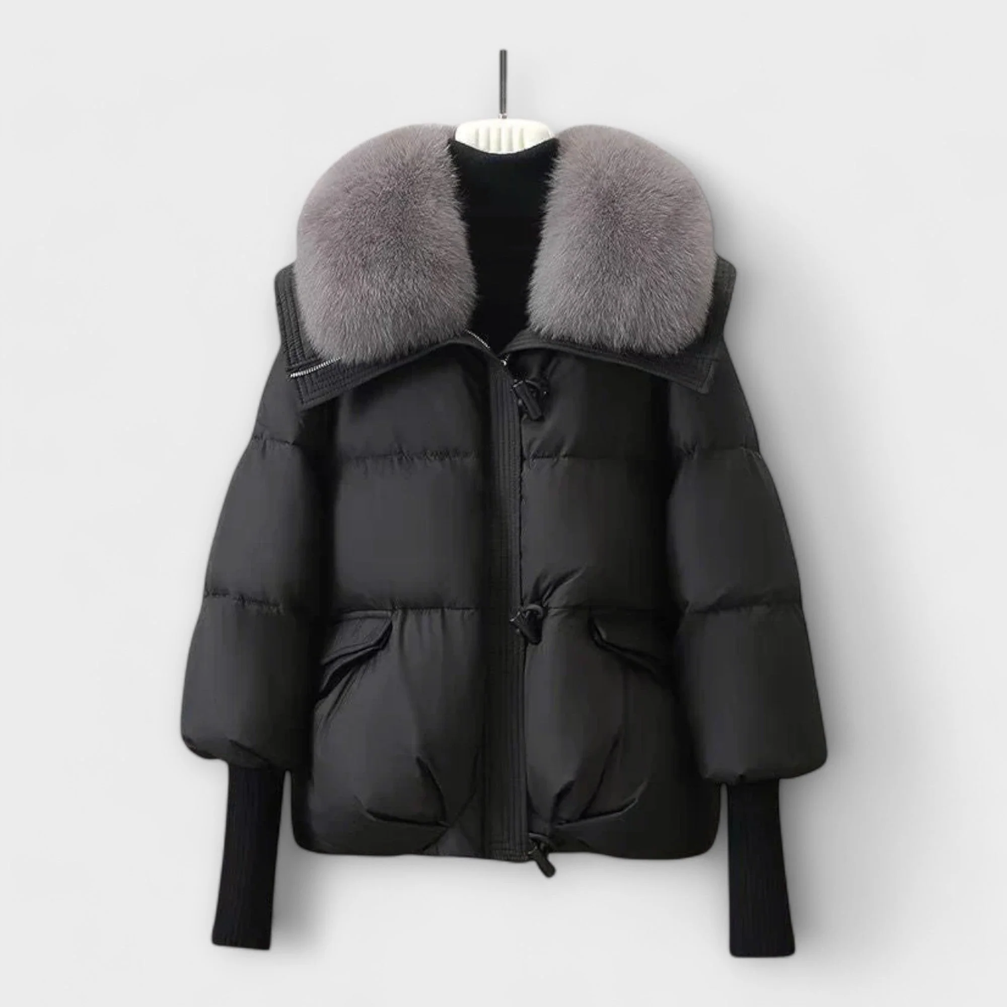 Lucyna - Elegante Jacke mit Pels - Image 3