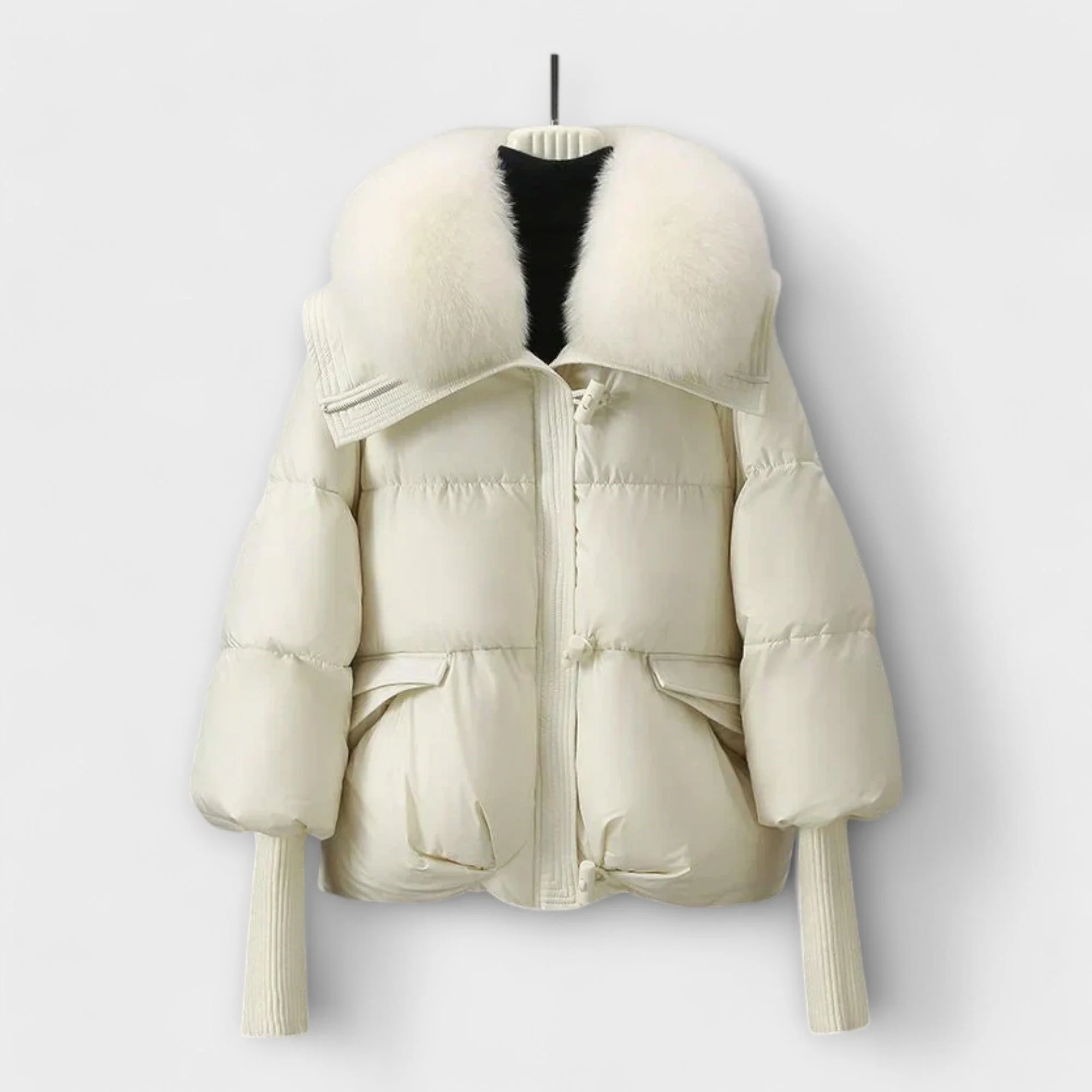 Lucyna - Elegante Jacke mit Pels - Image 4