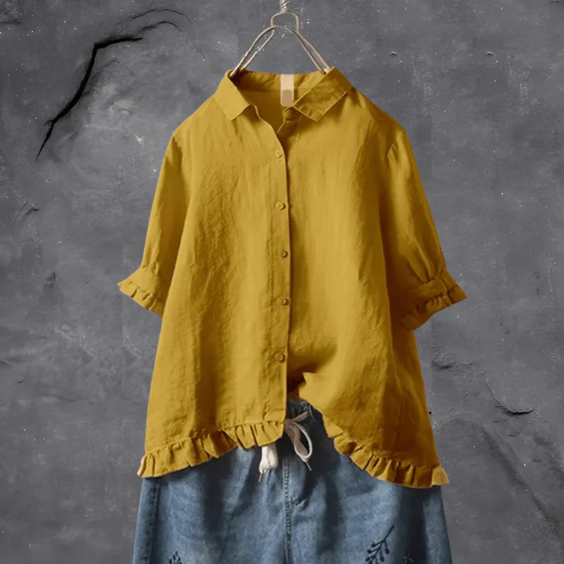 Luftige Sommerbluse für Damen | Elegante - Image 3