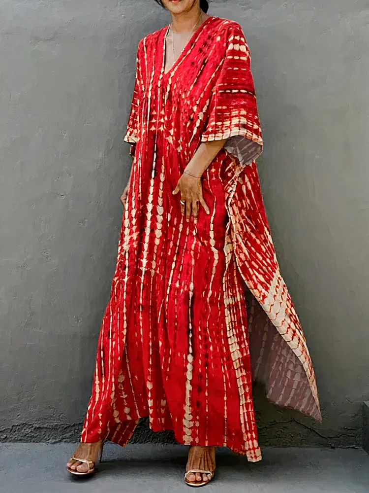 Luftiges Kaftan-Strandkleid für Damen | Maxi - Image 12