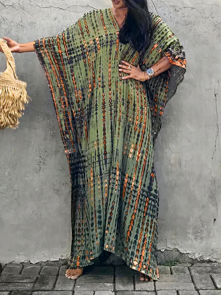 Luftiges Kaftan-Strandkleid für Damen | Maxi - Image 4
