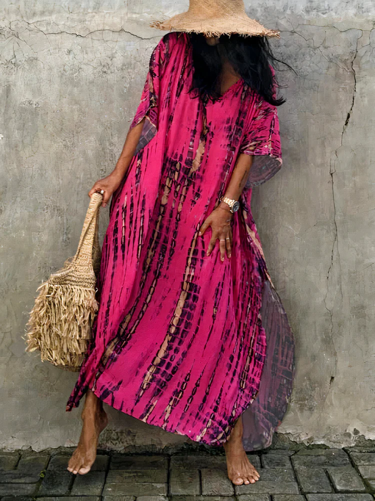 Luftiges Kaftan-Strandkleid für Damen | Maxi - Image 6