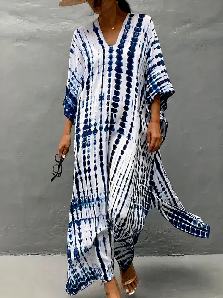 Luftiges Kaftan-Strandkleid für Damen | Maxi - Image 8