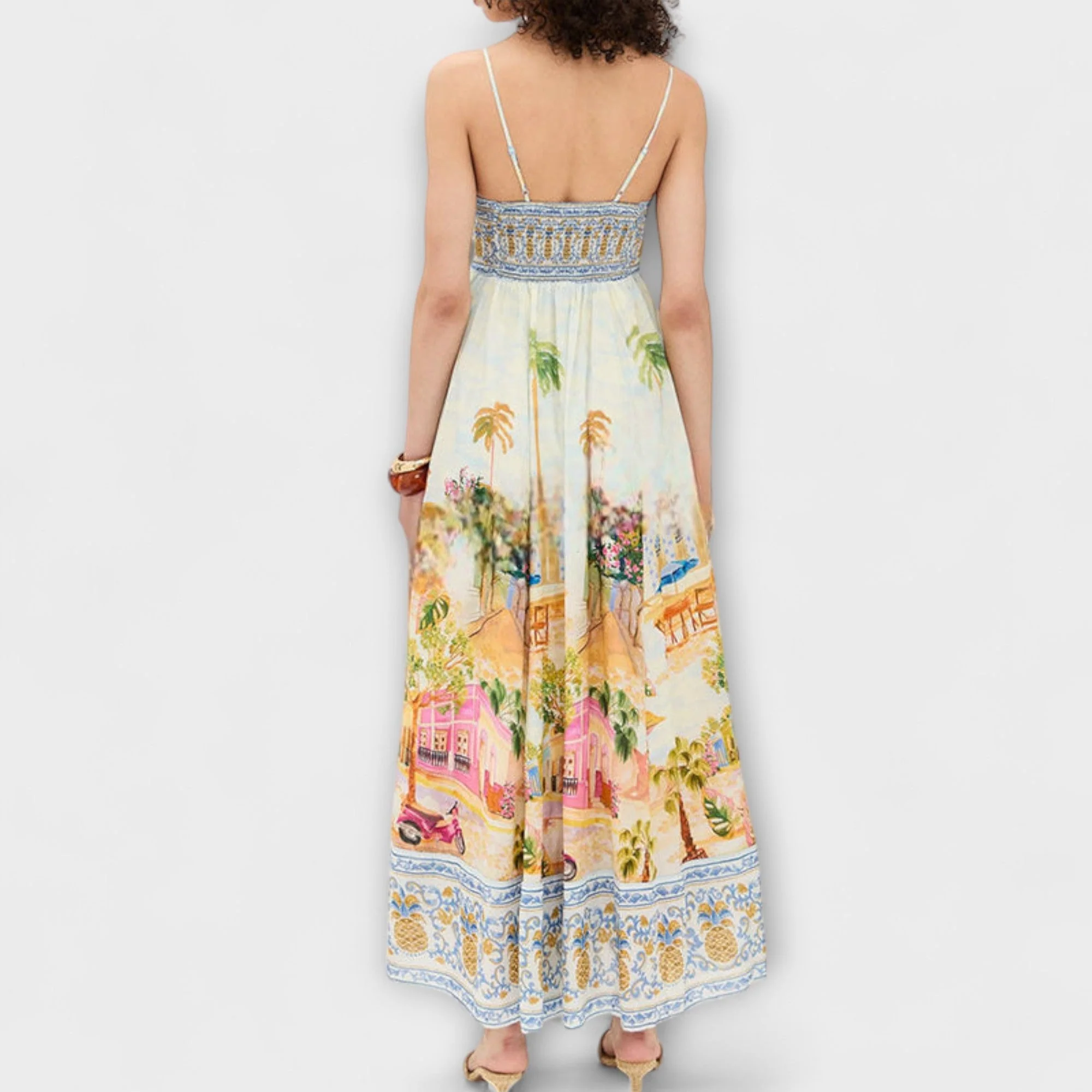 Luira – Locker fallendes Maxikleid mit Multicolor-Muster - Image 4