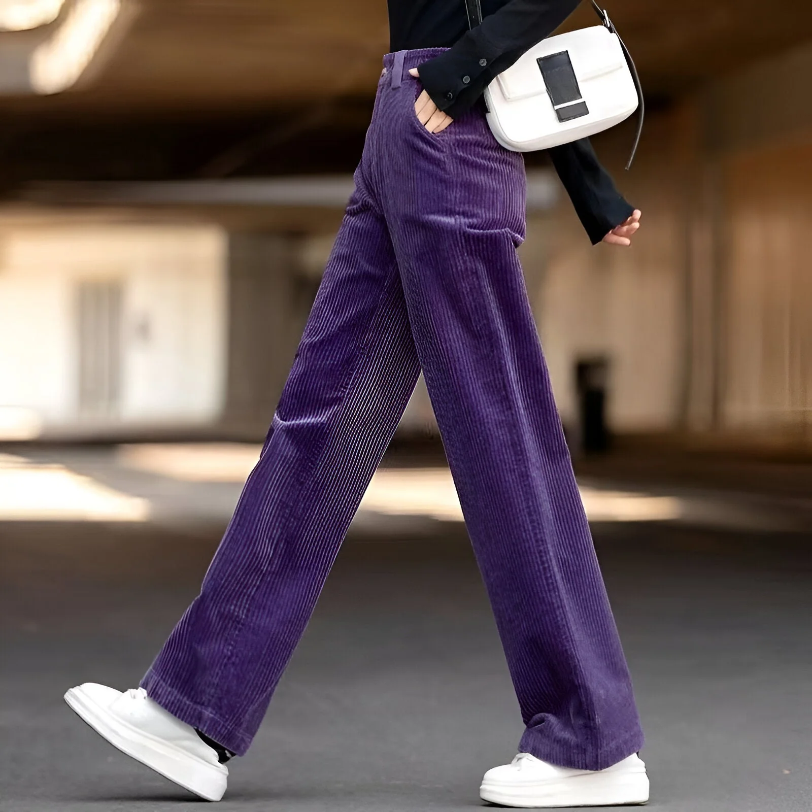Luisa | Bequeme & Stylische Weite Cordhose - Image 4