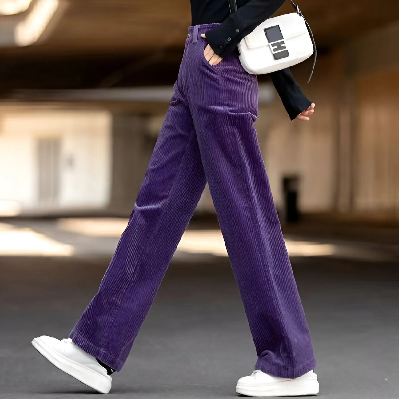 Luisa | Bequeme & Stylische Weite Cordhose - Image 7