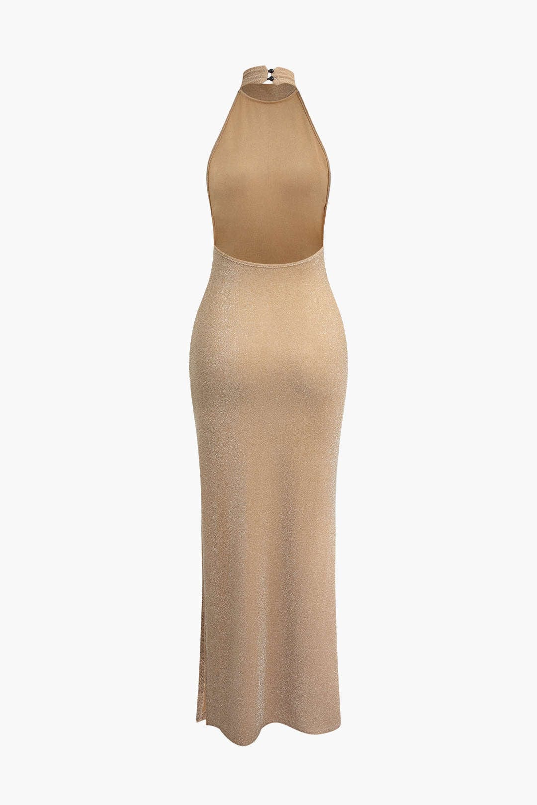 Luisa | Glitzerndes rückenfreies Neckholder-Abendkleid - glamouröse Verführung - Image 2