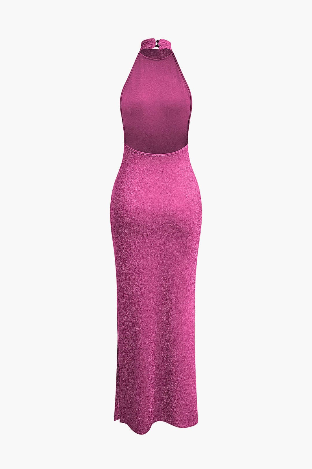 Luisa | Glitzerndes rückenfreies Neckholder-Abendkleid - glamouröse Verführung - Image 4