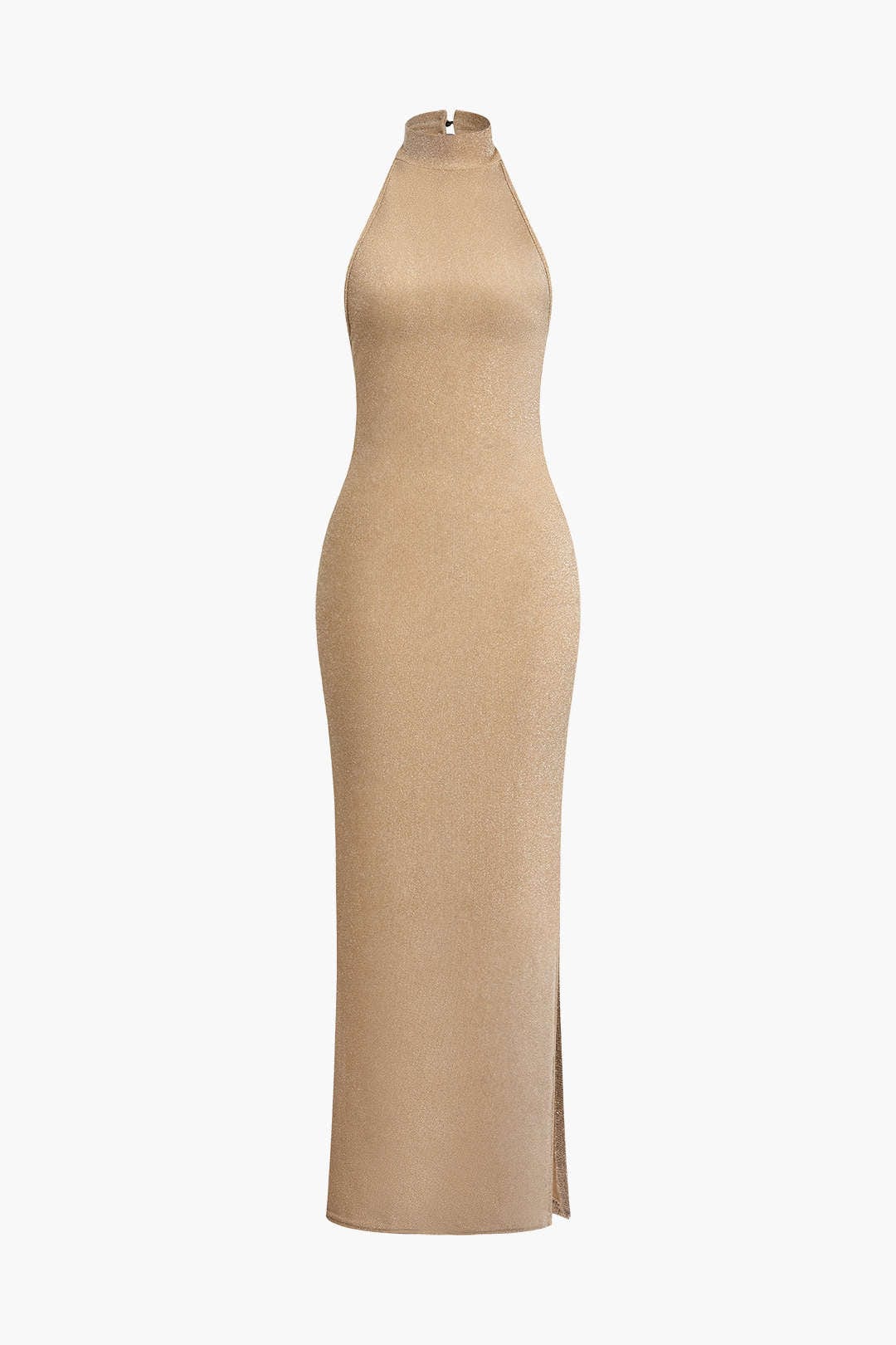 Luisa | Glitzerndes rückenfreies Neckholder-Abendkleid - glamouröse Verführung - Image 6