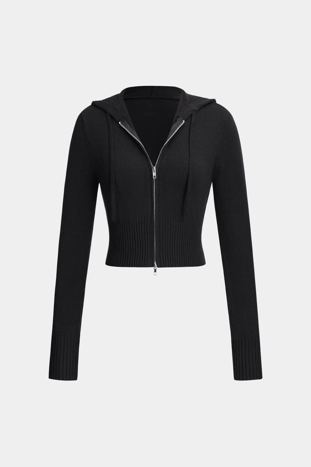 Luisa | Strick-Zweiteiler mit Kapuzenjacke & Schlaghose - Image 4