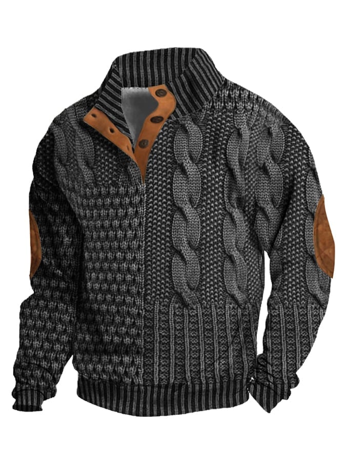 Lukas™ Lässiger Strukturierten Pullover - Image 4
