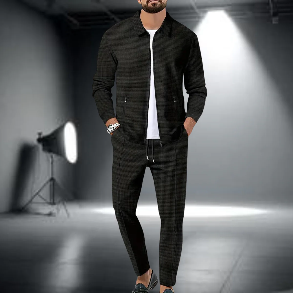Lukas – Moderner Freizeit-Zweiteiler mit Reißverschlussjacke - Image 4