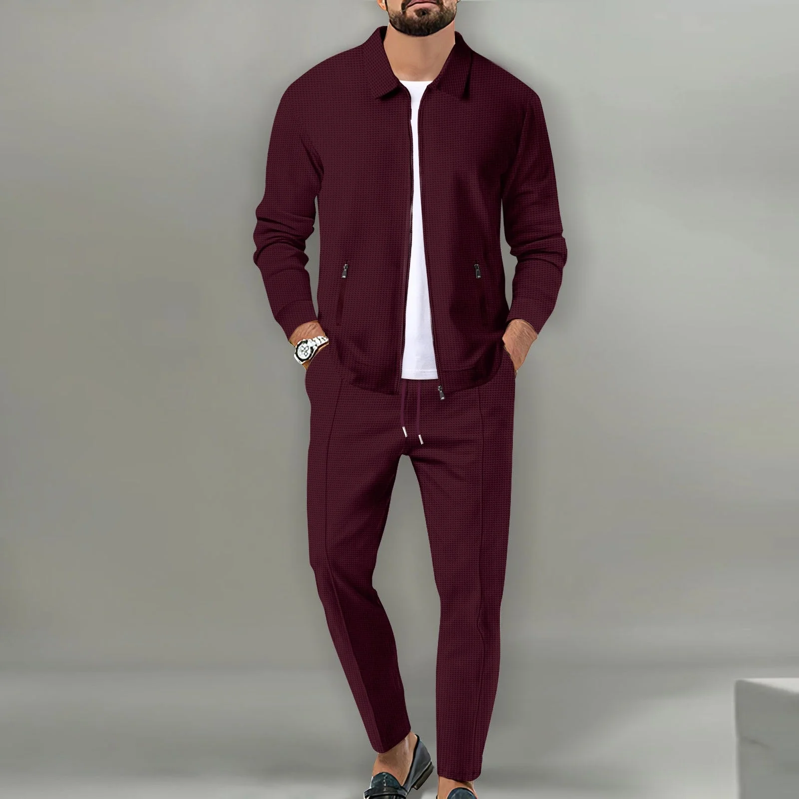 Lukas – Moderner Freizeit-Zweiteiler mit Reißverschlussjacke - Image 5
