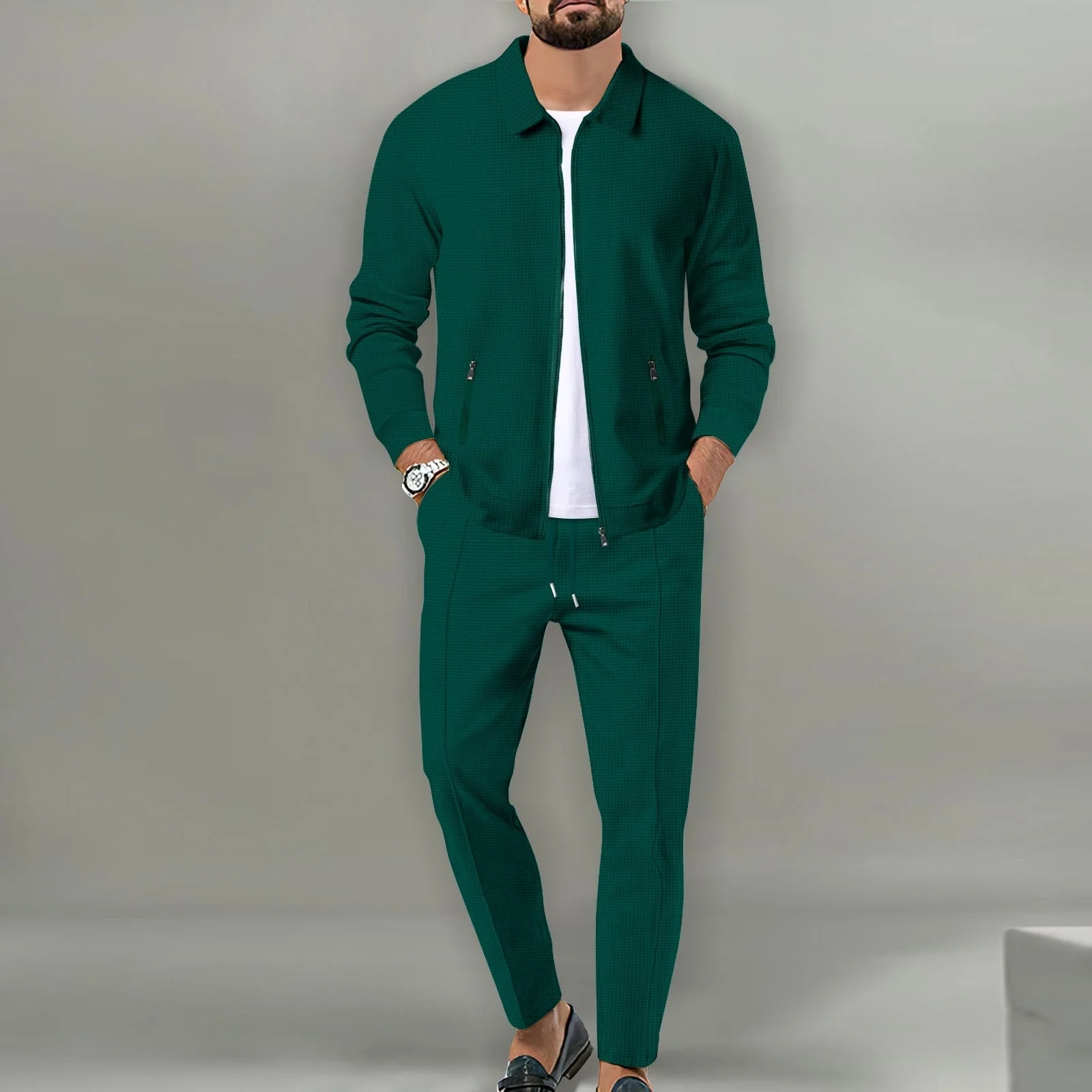 Lukas – Moderner Freizeit-Zweiteiler mit Reißverschlussjacke - Image 6