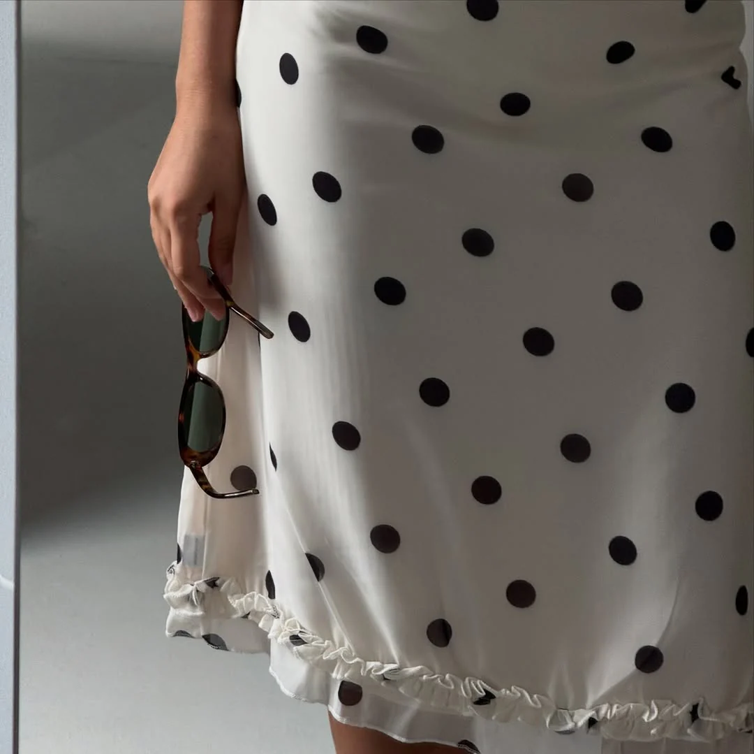 Lulu | Midi Rock Mit Polka Dots - Image 2